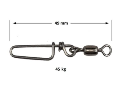 agrafka + krętlik 45 kg